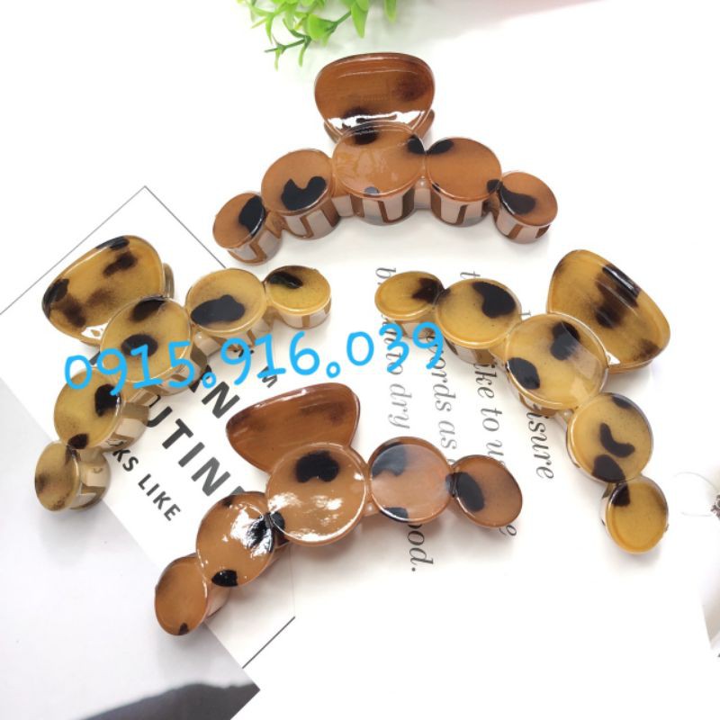 Kẹp tóc càng cua phối đốm màu, Kẹp Càng Cua Đốm