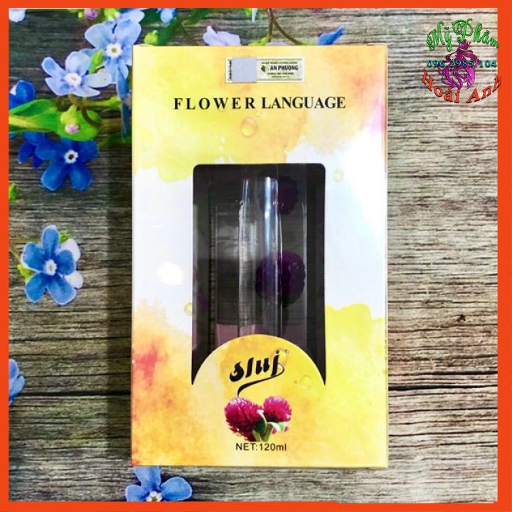 [MẪU MỚI] TINH DẦU DƯỠNG TÓC HOA NGÔN CHO TÓC KHÔ HƯ TỔN SASABA FLOWER LANGUAGE SLUJ 120ML