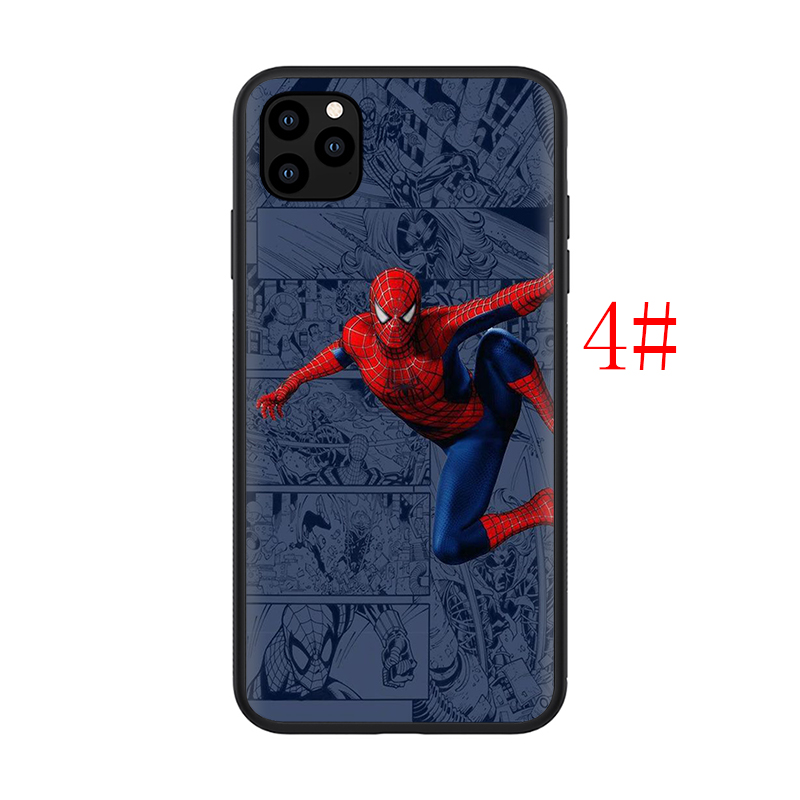 Ốp điện thoại TPU silicon dẻo họa tiết Marvel SpiderMan cho iPhone 8 7 6S 6 Plus 5 5S SE 2016 2020 T114