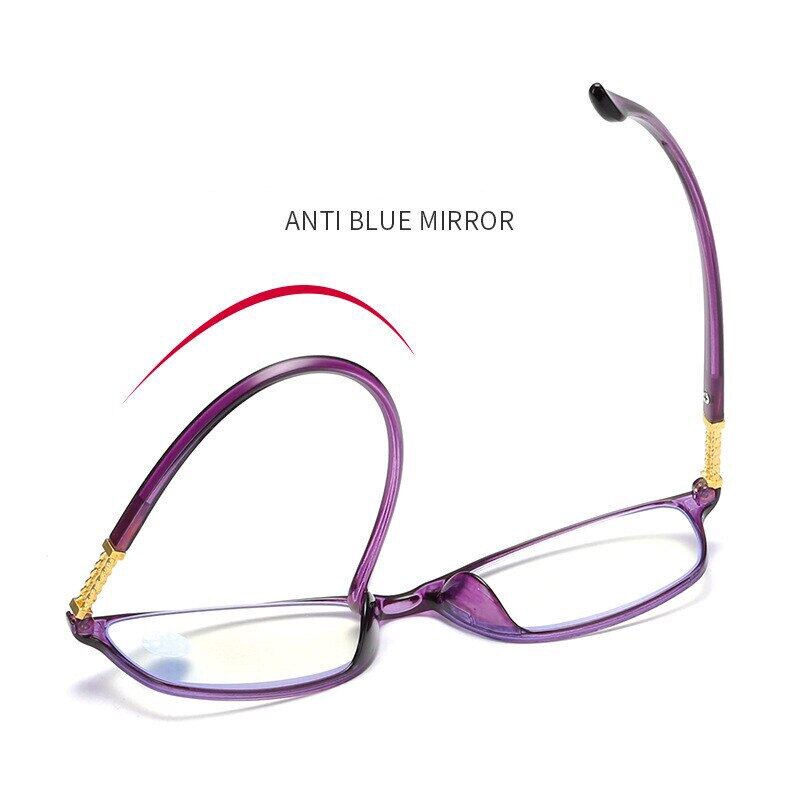 Kính Chống Ánh Sáng Xanh Thời Trang Cho Nam Và Nữ Presbyopia + 1.0 + 1.5 + 2.0 + 2.5 + 3.0 + 3.5 + 4.0