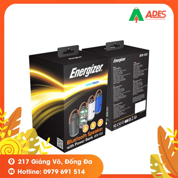 Loa Bluetooth Energizer BTS103 - Bảo Hành Chính Hãng 2 Năm