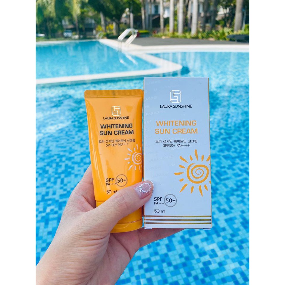 KEM CHỐNG NẮNG TRẮNG DA - LAURA SUNSHINE WHITENING SUN CREAM SPF50+ PA++++