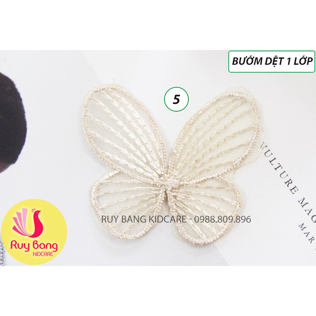Bướm dệt một lớp 4.5*4*4.2cm