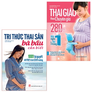 Sách - Combo 2 Cuốn Thai Giáo Theo Chuyên Gia 280 Ngày + Tri Thức Thai Sản