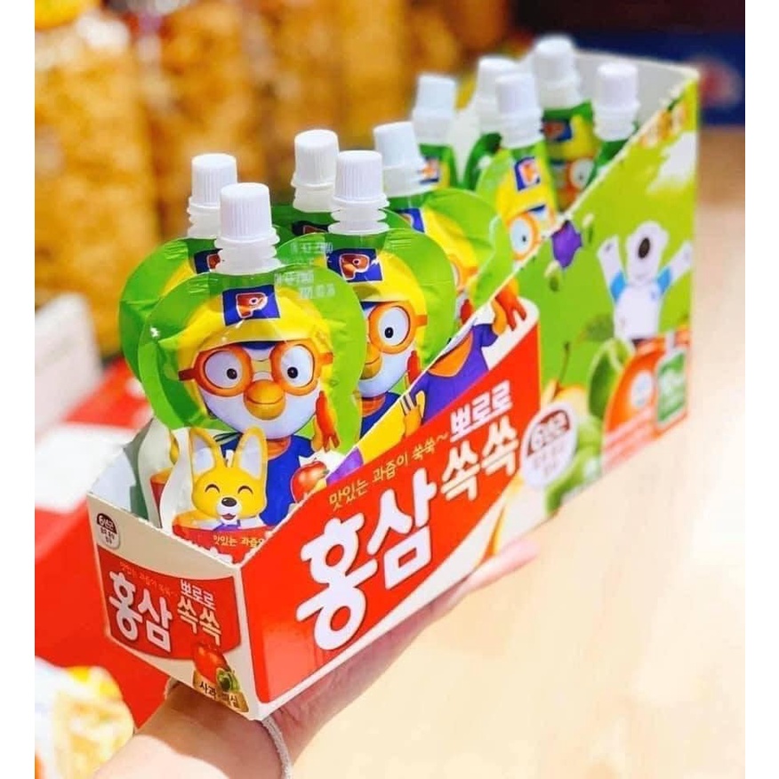 Nước Sâm Hàn Quốc Pororo Cho Bé Thơm Ngon Tăng Cường Hệ Miễn Dịch Bổ Sung Vitamin