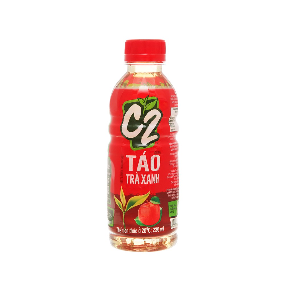 Trà xanh C2 hương táo 230ml