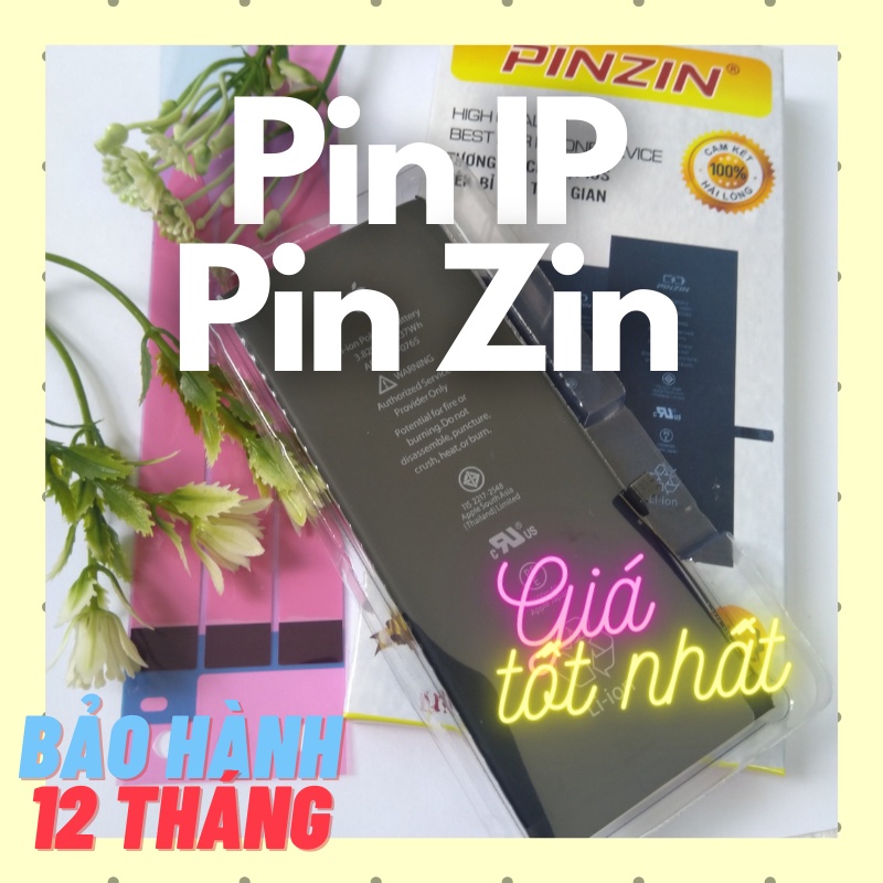 Pin chuẩn Zin 5 5S 5C 6 6S 7 8 6 plus 6S plus 7 plus 8 plus X XS XS Max