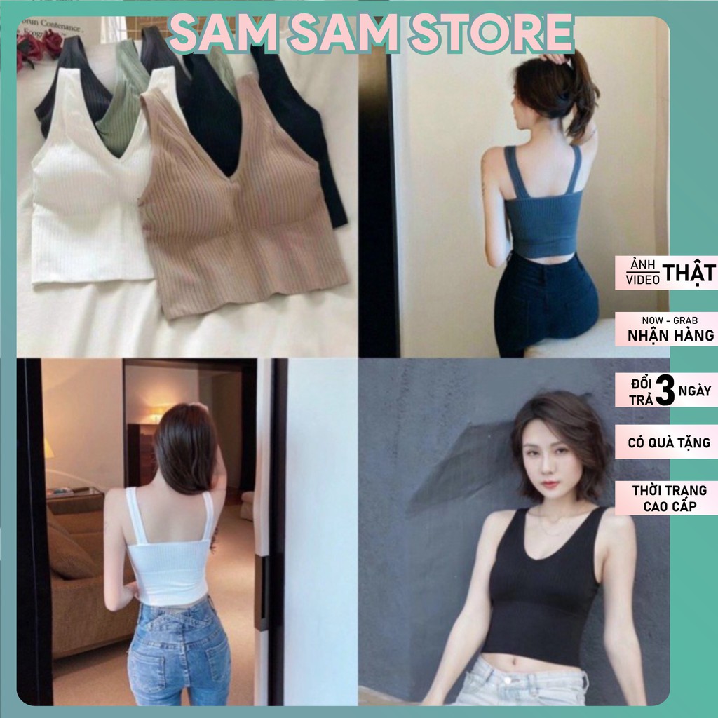 Áo Ngực Dáng Dài. Áo Lót Bra Dân Tăm 3 Lỗ  Dài V09