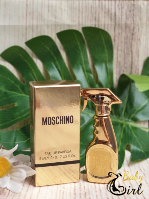 Nước Hoa mini nữ chính hãng Moschino Gold 5ml