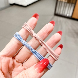 SỈ 100 Dây Cột Tóc 4 Sợi Đơn Giản Siêu Dễ Thương