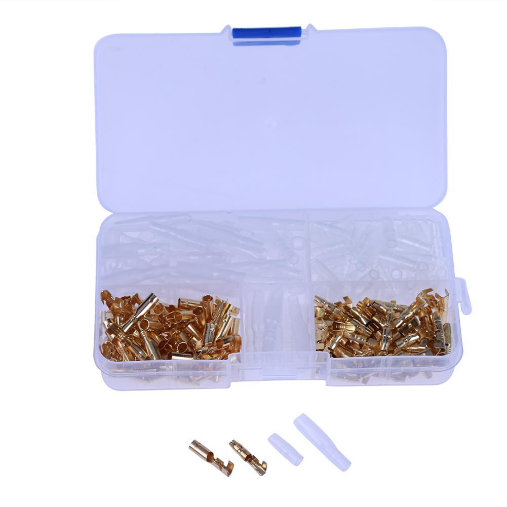 Set 240 cút nối dây điện đầu cuối 3.5mm kèm hộp đực