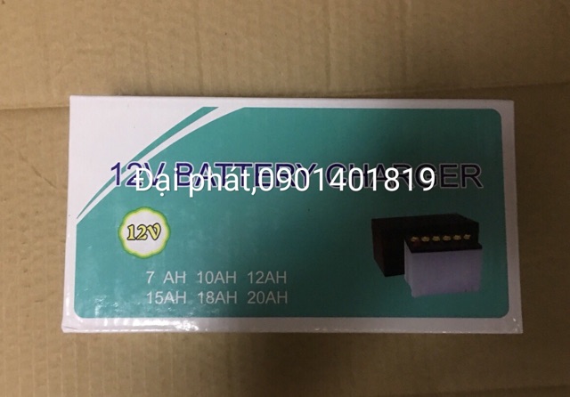 Bộ sạc bình ắc quy 12V,7A-15A tự ngắt