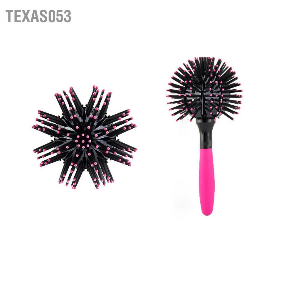 [Hàng mới về] Lược chải tóc hình cầu 360° 3D chống nhiệt dễ gỡ rối dễ tạo kiểu tóc tiện dụng