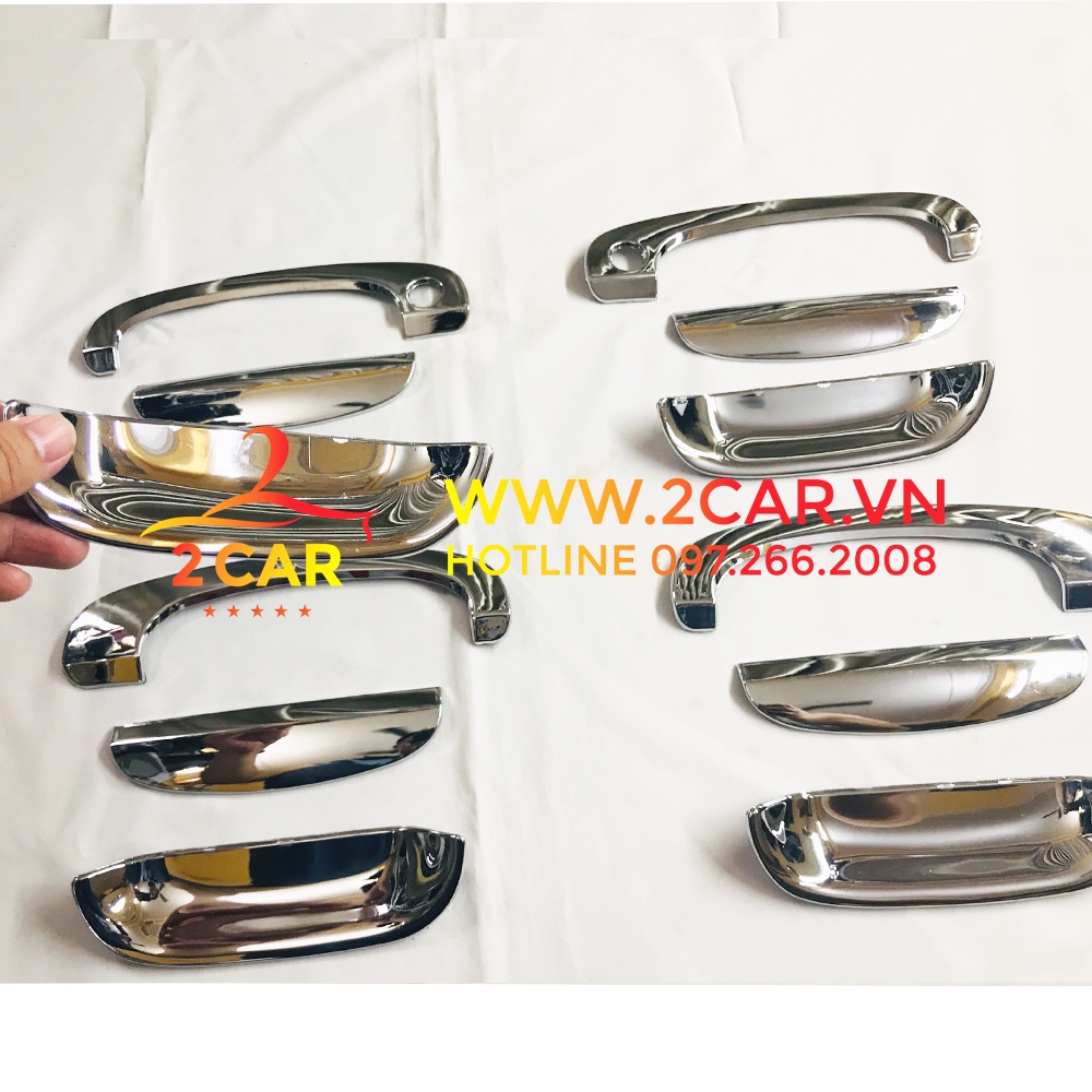 Bộ ốp tay và hõm cửa xe Hyundai Getz 2007-2010 mạ crom cao cấp