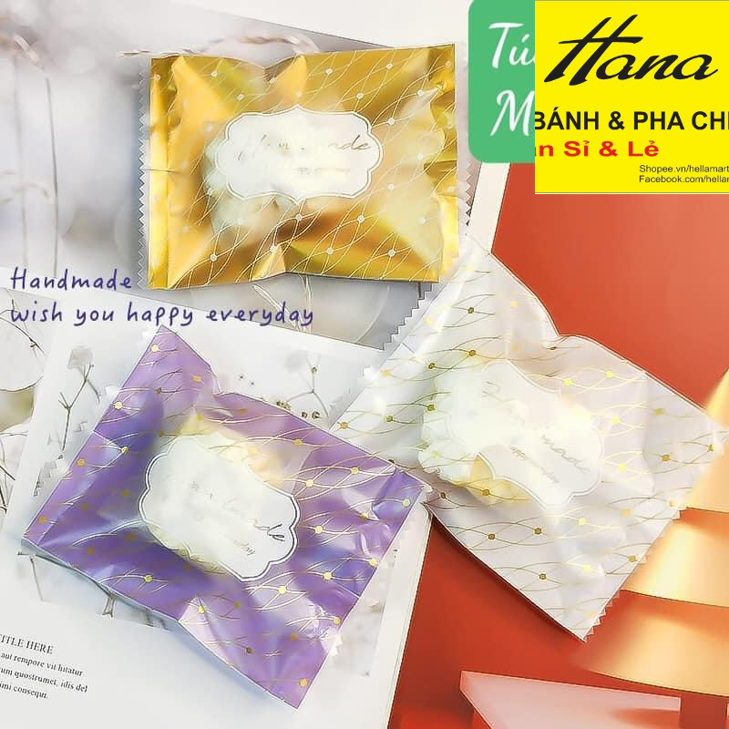 Túi cookie kích thước 7x10cm  (100 chiếc) - GỬI NGẪU NHIÊN