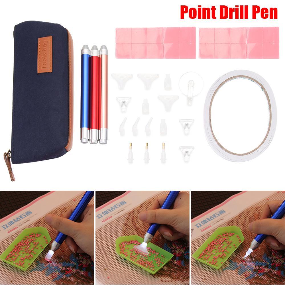 Túi Đựng Dụng Cụ Thêu Tranh Chữ Thập 5D Nghệ Thuật