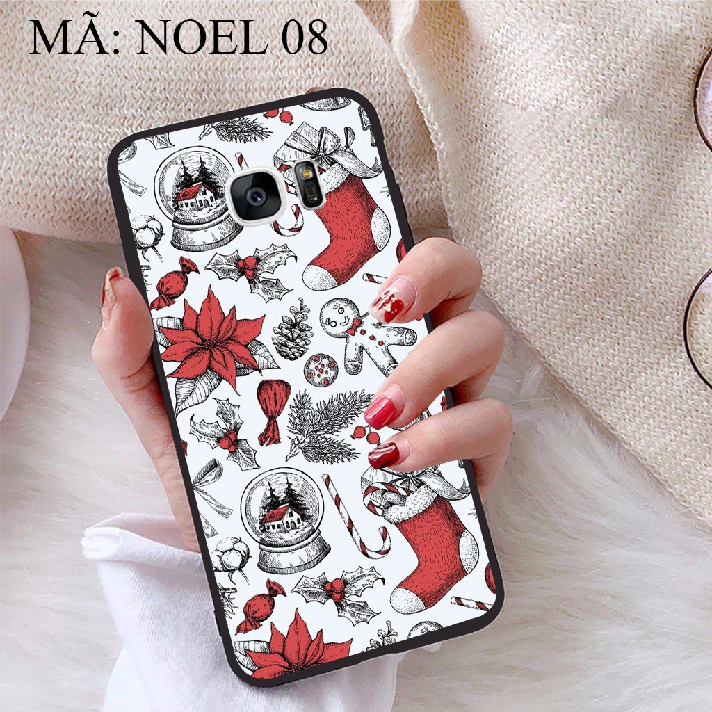 Ốp lưng Samsung S7 Edge viền dẻo TPU BST Giáng Sinh Vui Vẻ