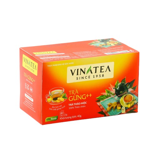 Combo 06 Hộp Trà Vinatea Túi Lọc nhiều vị (Trà Ngủ Ngon, Trà Cúc Mật, Trà Đen, Trà Nhài, Trà Gừng, Trà Thái Nguyên)