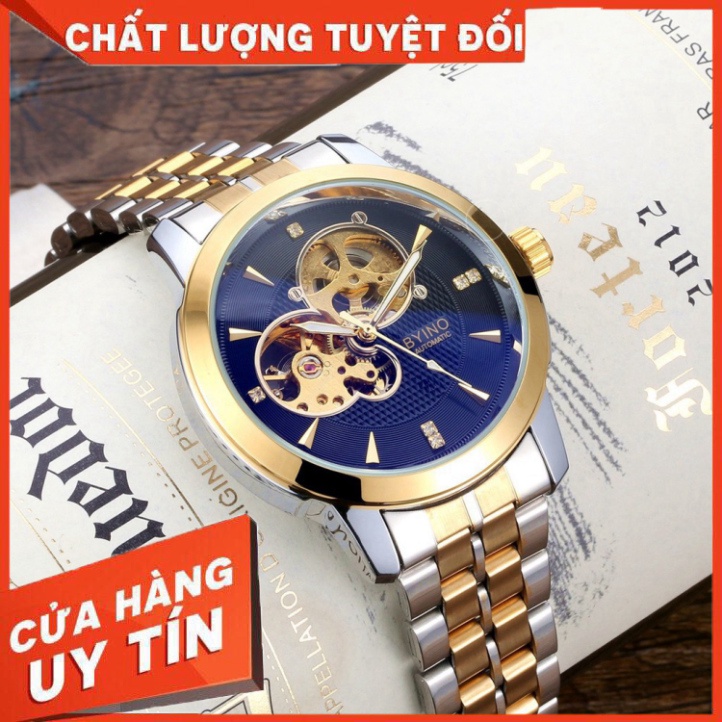 Đồng Hồ Cơ Nam BYINO Automatic BN8082 - Hàng nhập khẩu