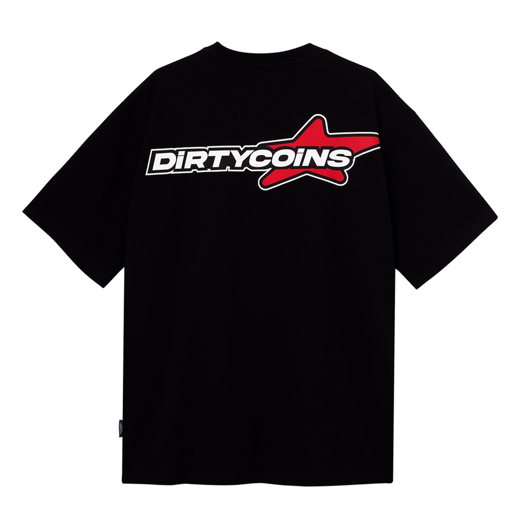 DirtyCoins Áo thun Skateboarding T-shirt - Black