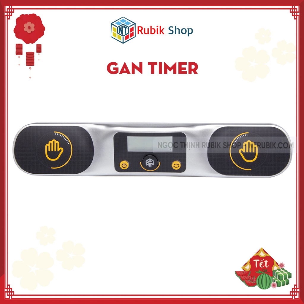 [Phụ Kiện Rubik] Thiết bị bấm giờ Rubik Gan Timer Kết nối không dây Bluetooth với điện thoại 2021