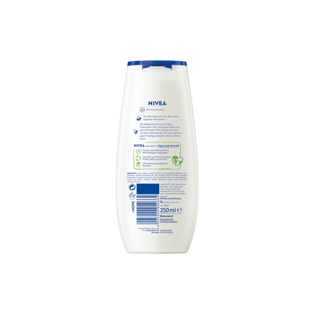 Sữa tắm Nivea các loại, hàng Đức