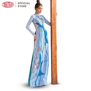 Vải Áo Dài Nữ Thái Tuấn Hoa Văn In ASBR533001DQY
