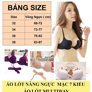 Áo Lót Multiway Hàn Quốc 7 kiểu