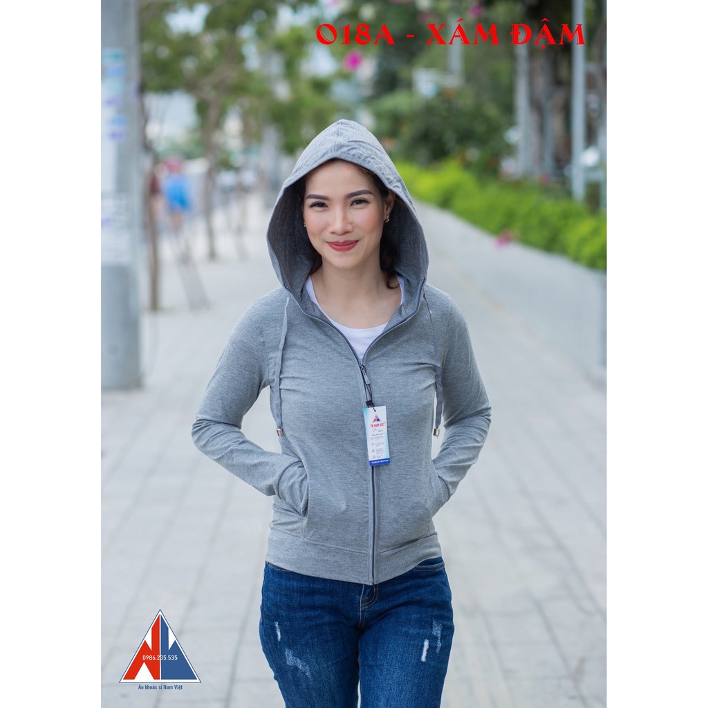 Áo Khoác Thun Cotton Lạnh Chống Nắng Nam Việt - Màu đỏ đô - Ảnh thật tự chụp