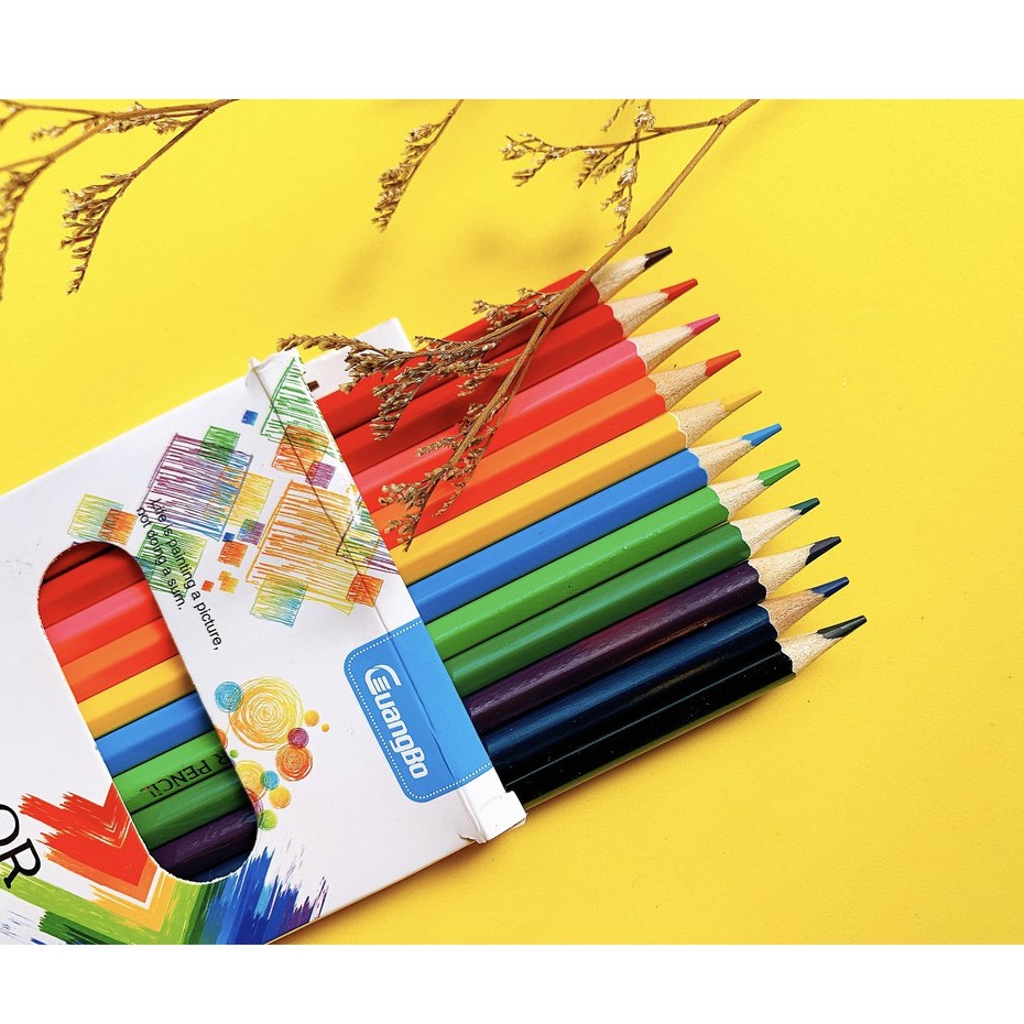 [Mã BMINCU50 giảm 50K đơn 250K] Bộ Chì Màu Color Pencil HQT GuangBo