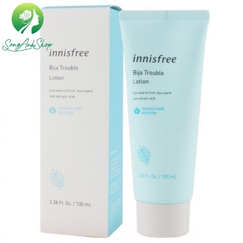 Sữa dưỡng giải quyết mụn Innisfree Bija Trouble Lotion 100ml