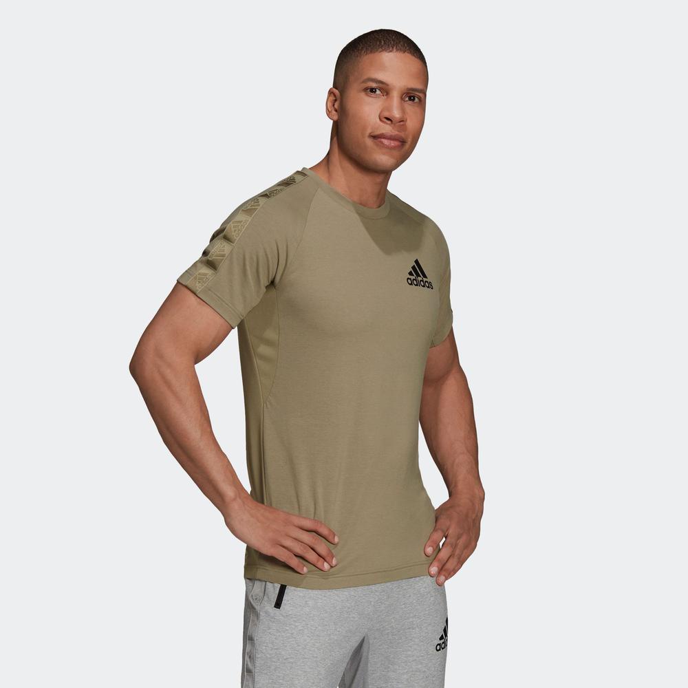 adidas TRAINING AEROREADY Designed to Move Sport Motion Logo Tee Nam Màu xanh lá H28790