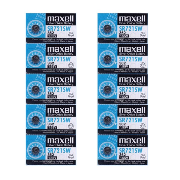 Pin Maxell SR721SW Combo 10 viên