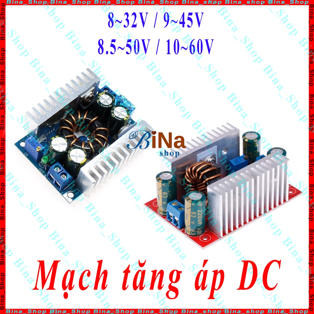 Mạch tăng áp DC 9V - 45V, 10V - 60V
