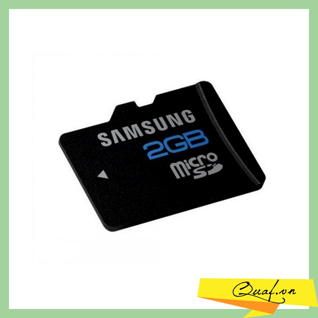 Thẻ nhớ 2G - 2GB MicroSD (Samsung) Bảo hành đổi trả 3 tháng - CÓ TEM BẢO HÀNH