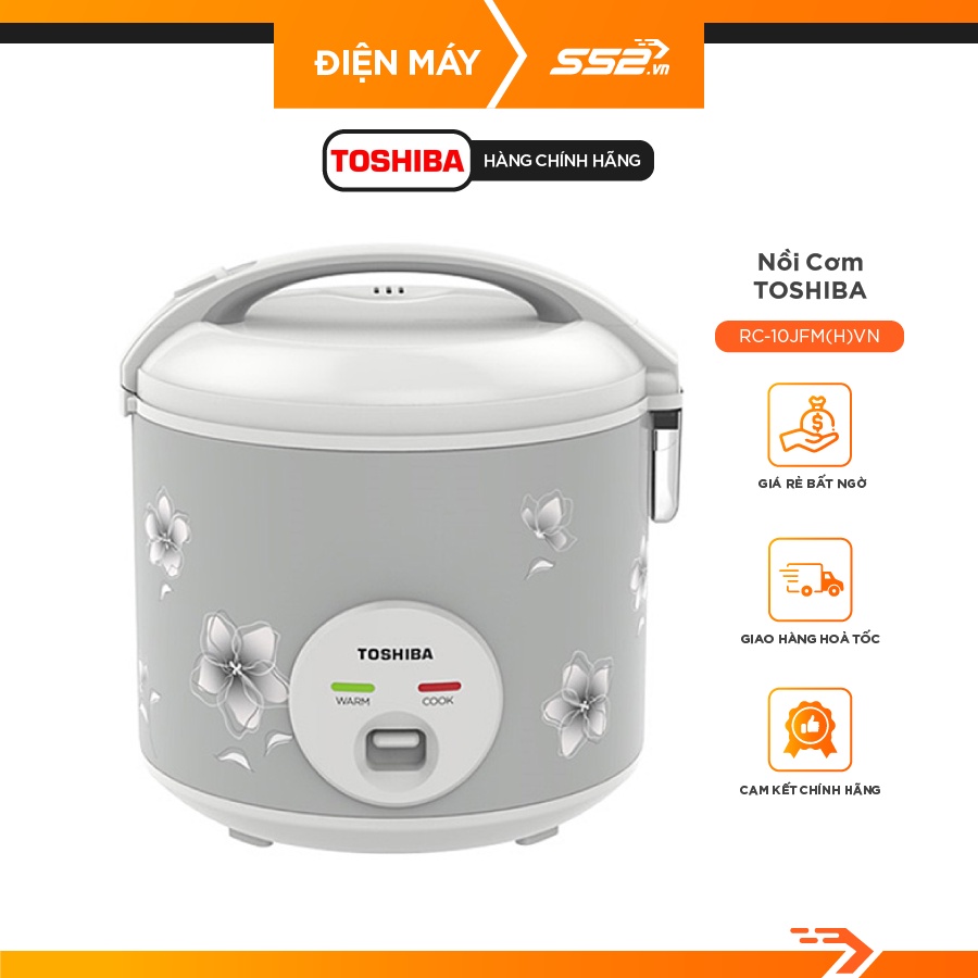 Nồi Cơm Điện Toshiba 1 Lít RC-10JFM(H)VN - Bảo Hành Chính Hãng