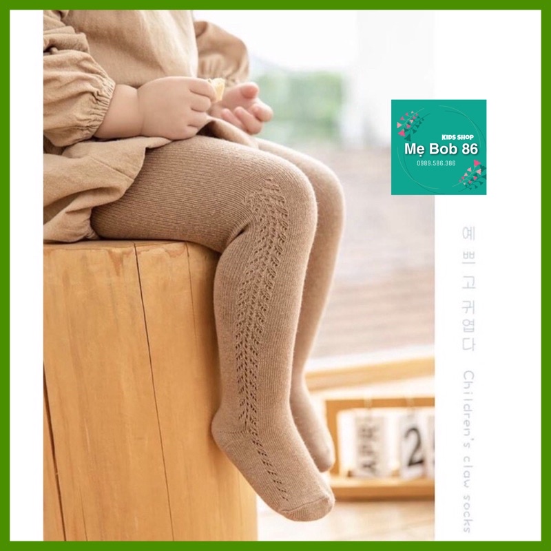 Quần tất len cao cấp cho bé gái, quần tất liền bàn kiểu legging phong cách Hàn Quốc cho bé từ 0-5 tuổi xinh yêu!