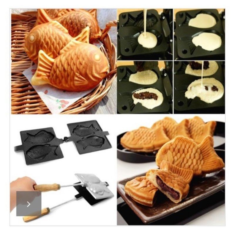 🤩KHUÔN LÀM BÁNH CÁ NƯỚNG TAIYAKI