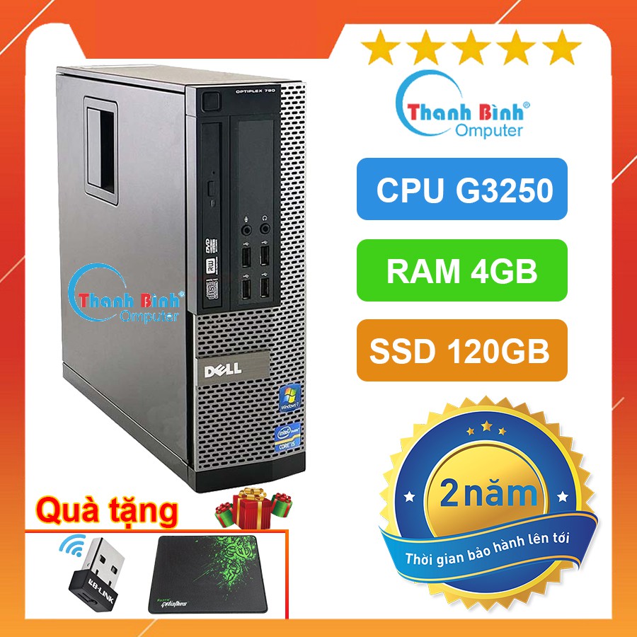 May Tinh Van Phong Gia Re 🌼ThanhBinhPC🌼 Máy Tính | Dell Optiplex 7020/9020 ( G3250/4G/120G ) - Bảo Hành 24 Tháng.