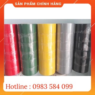 Băng Keo Vải, Băng Dính Dán Sàn, Băng Dính Dán Thùng, Băng Keo Bản To 5Cm X 10Ya Đủ Màu