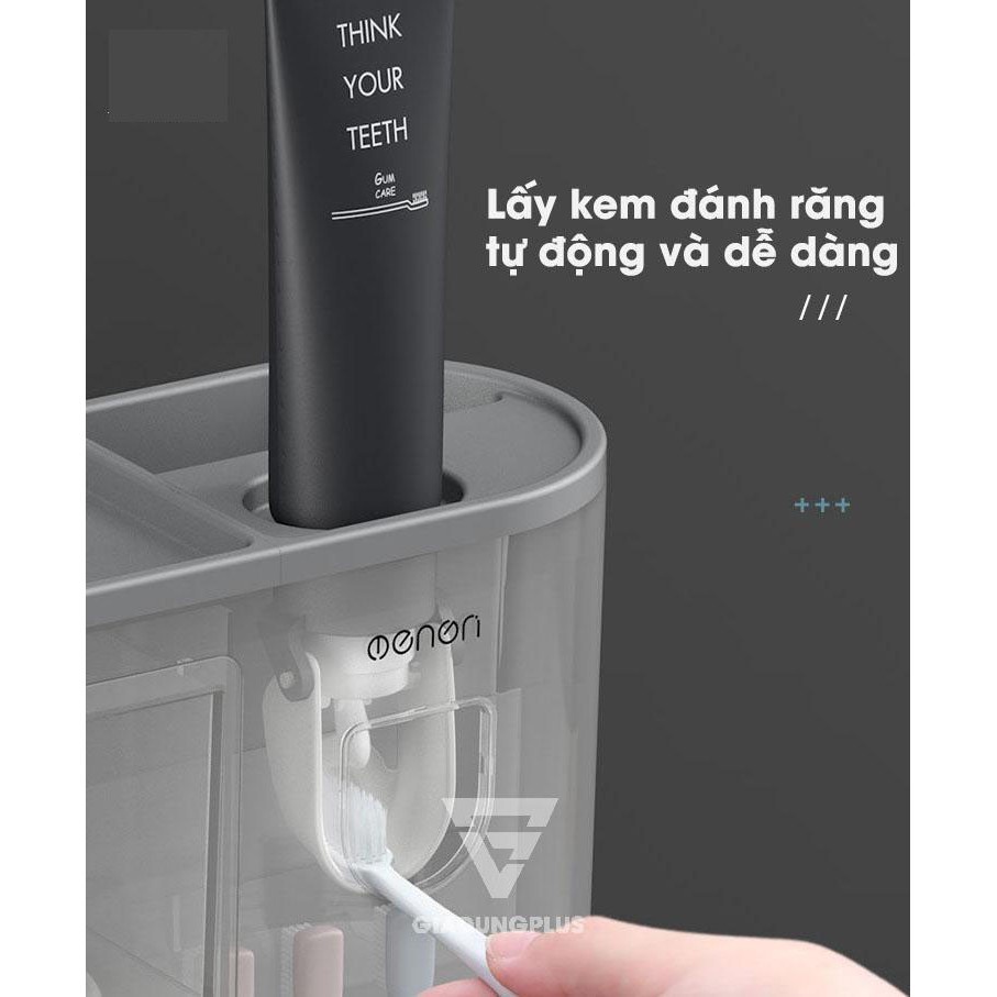 Kệ Lấy Kem Đánh Răng Kết Hợp Treo Bàn Chải Thông Minh Oenon ( Tặng Kèm Sticker )