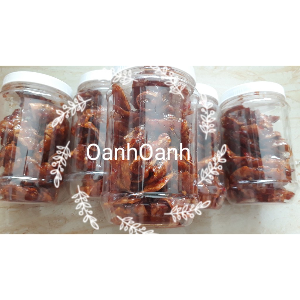 [Mã GROSALE2703 giảm 8% đơn 250K] Sỉ 5 hũ 200gr mực rim me/sate NGUYÊN CON NHA TRANG