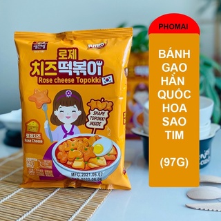 Bánh gạo phomai hoa sao tim