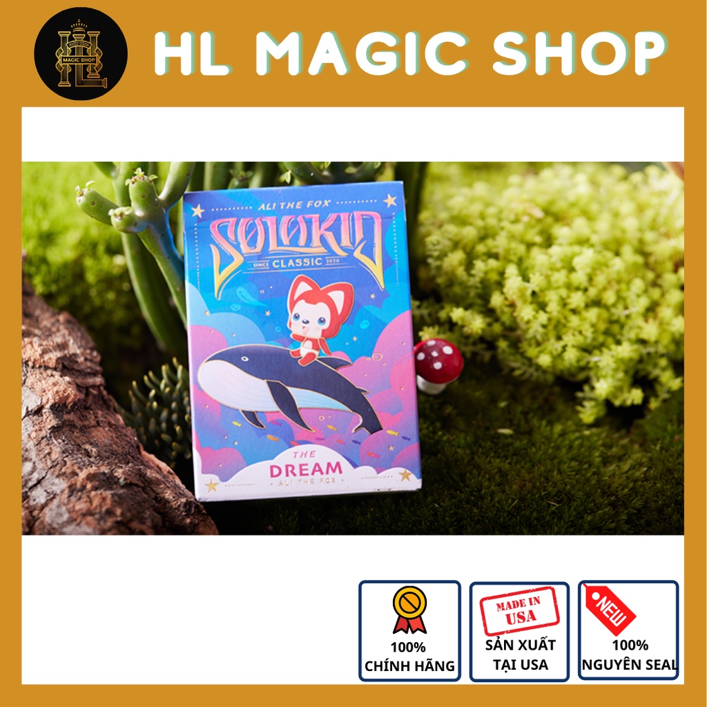 Bộ bài tây, bài ảo thuật The Dream (Ocean Edition) Playing Cards by SOLOKID - Hàng Chính Hãng