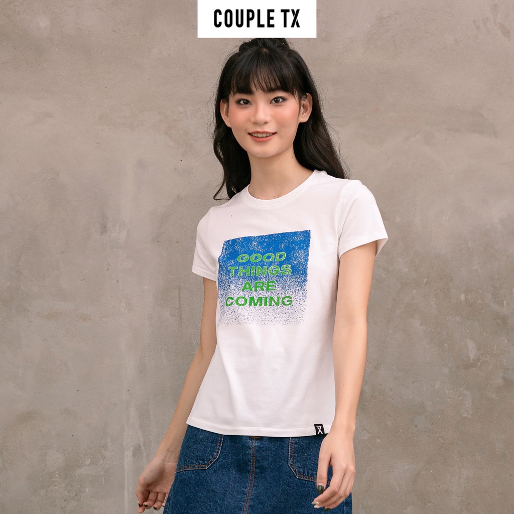 Áo Thun Cặp Đôi Couple TX In Typo Good Things Are Coming  TS 151