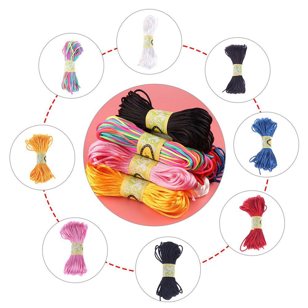 NEXTVN Cuộn Dây Vải Satin Mềm 2mm 20m Dùng Làm Đồ Trang Sức Thủ Công