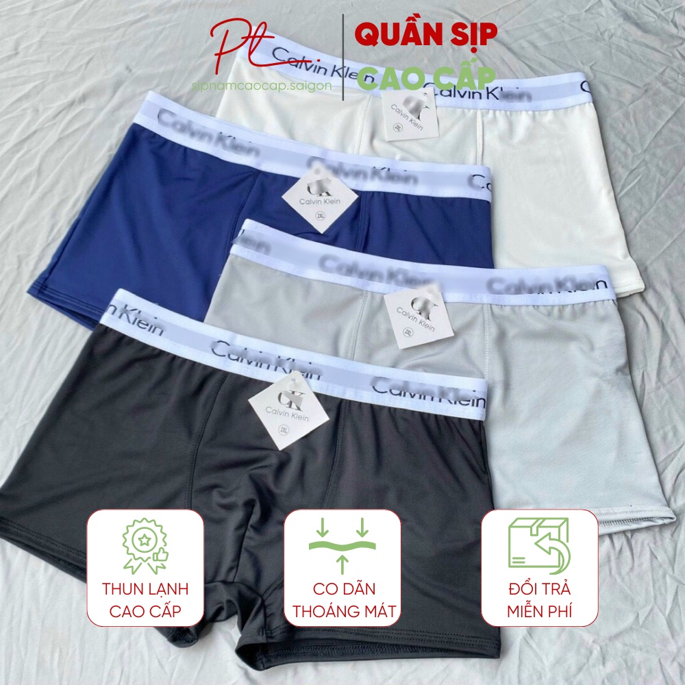 Sịp nam boxer CK ⚡ GIÁ CỰC SỐC ⚡ Quần sịp đùi chất thun lạnh co giãn 4 chiều, thiết kế chuẩn form, đường may tỉ mỉ