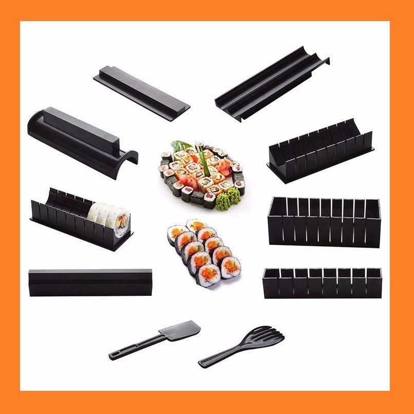 Bộ Dụng Cụ Làm Sushi Cơm Cuộn 10 Món, Dụng cụ làm bánh