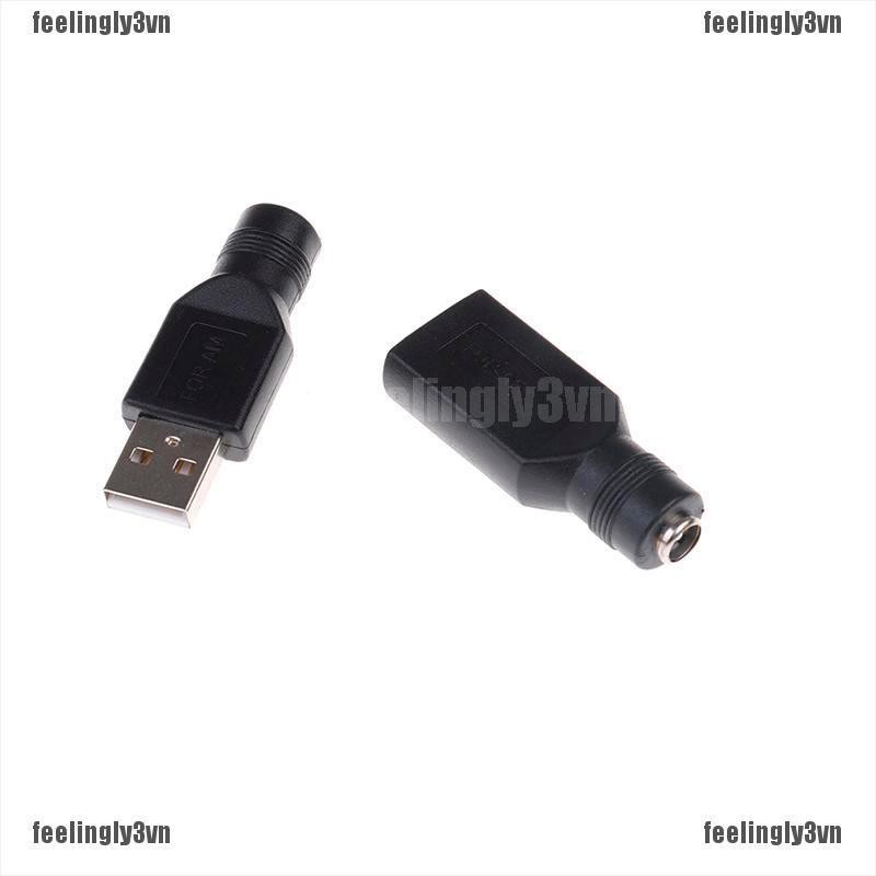 ❤ADA❤ Bộ chuyển đổi kết nối laptop 5.5x2.1mm DC USB 2.0 Male / Female TO | WebRaoVat - webraovat.net.vn