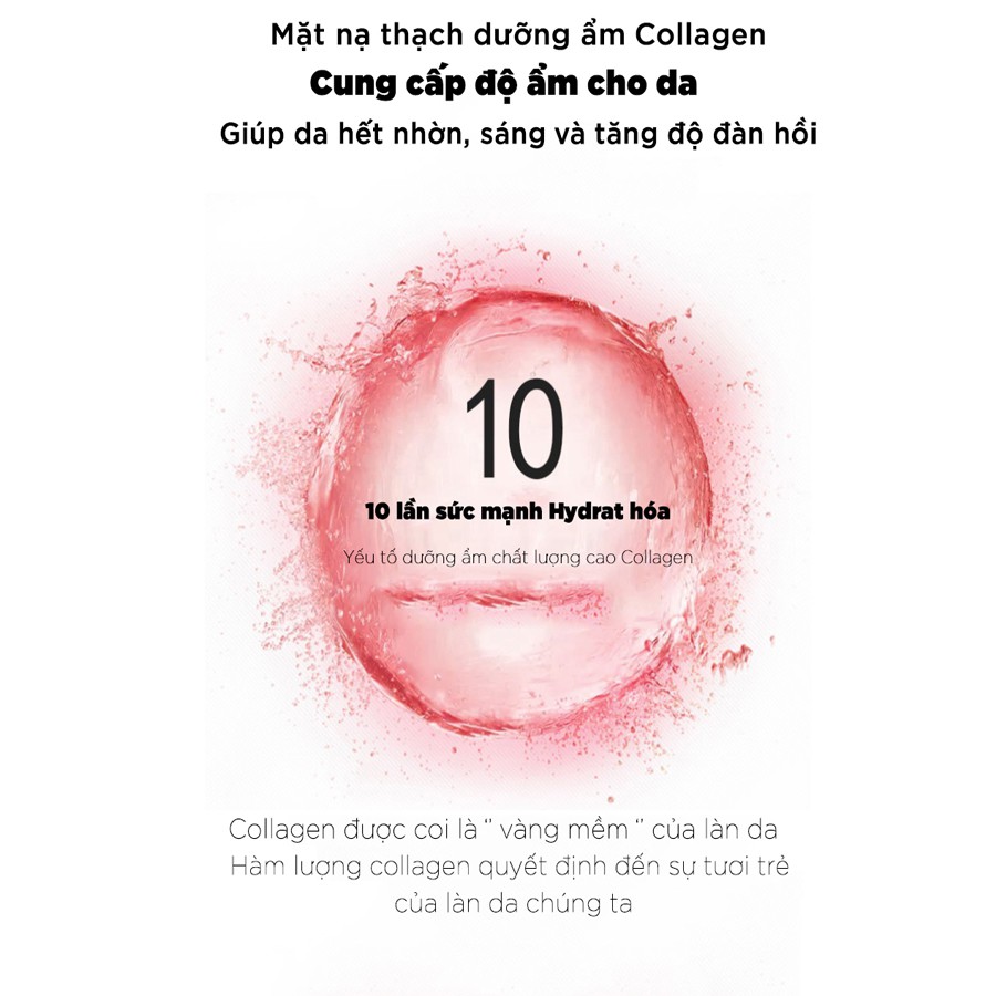 Mặt nạ thạch Collagen dưỡng ẩm và chăm sóc da siêu cấp Lu Meng Shi | Thế Giới Skin Care